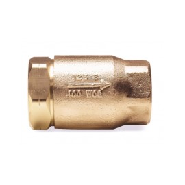 Válvula soft seat check de bronce 1/4"